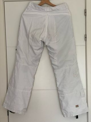 Pantalón esquí mujer Spyder blanco