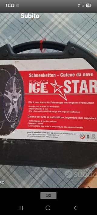 Catene da neve ICE STAR 9mm
