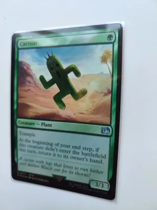 Carta Magic Cactuar Foil Final Fantasy MTG