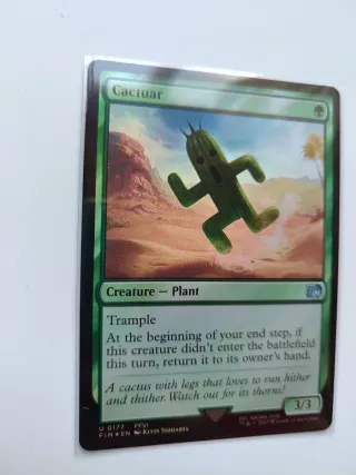 Carta Magic Cactuar Foil Final Fantasy MTG