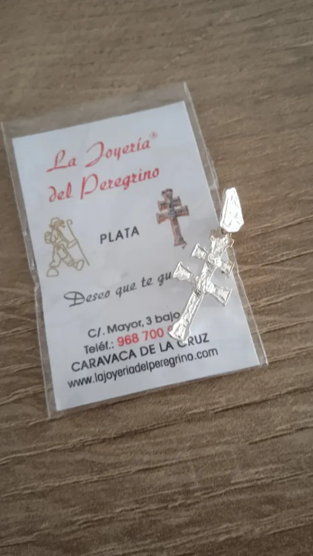 Cruz de Caravaca Plata La Joyería del Peregrino
