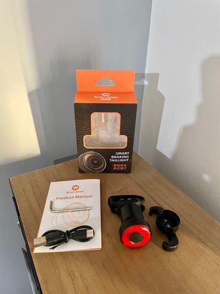 Faro luce posteriore bici da corsa MTB USB-C