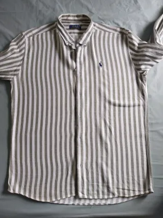 Camisa Polo Ralph Lauren Rayas Talla XL