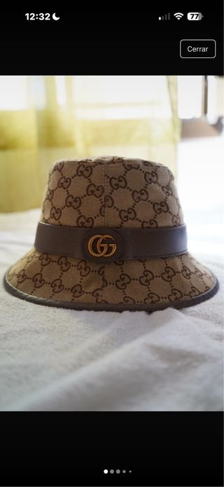 Gorro Gucci Marrón