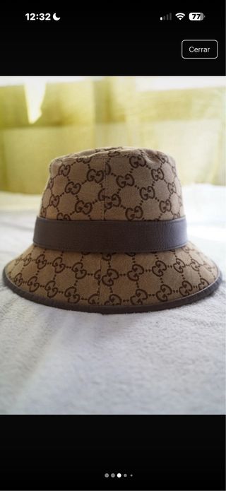 Gorro Gucci Marrón