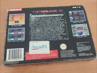 Top Gear 2 - Super Nintendo - PAL españolizado