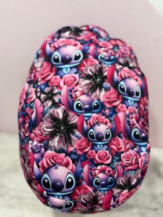 Gorro Quirúrgico Stitch Flores Rosa y Morado