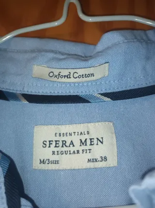 Camisa Sfera Oxford Cotton Azul