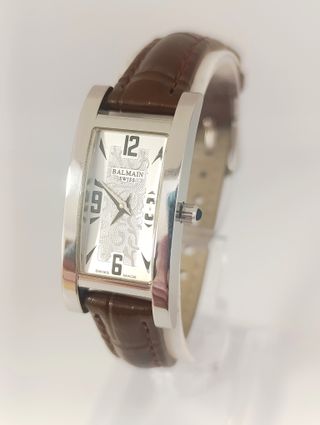 Reloj Pierre Balmain Plata y Marrón