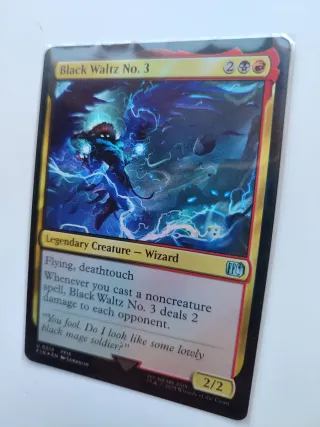 Magic The Gathering Carta Foil Black Waltz No. 3