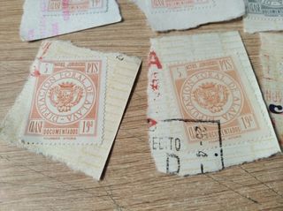 Lote 9 Sellos Diputación Foral de Álava. Locales