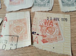 Lote 9 Sellos Diputación Foral de Álava. Locales