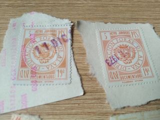 Lote 9 Sellos Diputación Foral de Álava. Locales