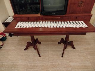 Mesa comedor extensible madera clásica