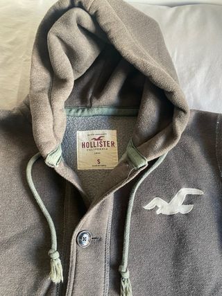 Sudadera Hollister Gris Talla S