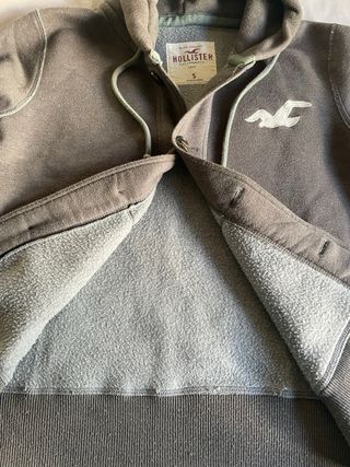 Sudadera Hollister Gris Talla S