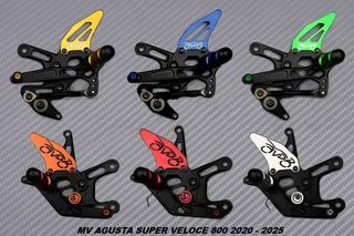 Estriberas retrasadas MV AGUSTA SUPER VELOCE 800