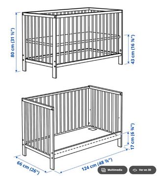 Cuna bebé Gulliver Ikea
