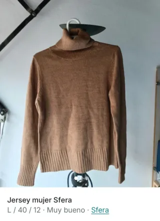 Jerseys cuello alto Sfera mujer L/40/12