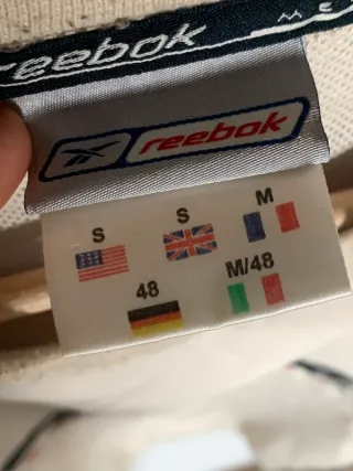 Chubasquero Reebok vintage, cortavientos retro Y2K
