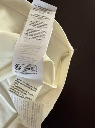 T-shirt Gucci bianca con logo