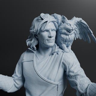 Gale - Heart Baldurs Gate 3 - Figura Resina 255mm