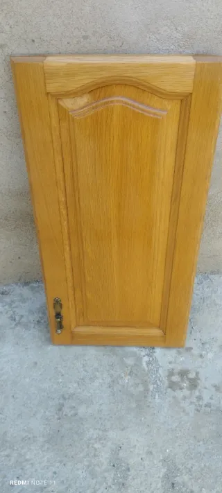 Puertas de armario de cocina en roble