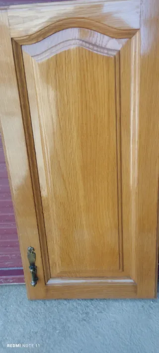 Puertas de armario de cocina en roble