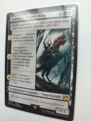 Carta Magic The Gathering Summon: Primal Odin