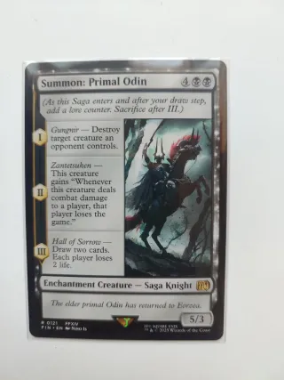 Carta Magic The Gathering Summon: Primal Odin