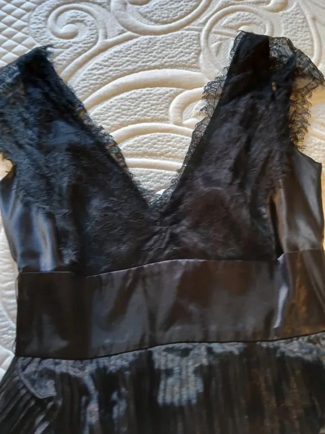 Vestido fiesta negro Talla S