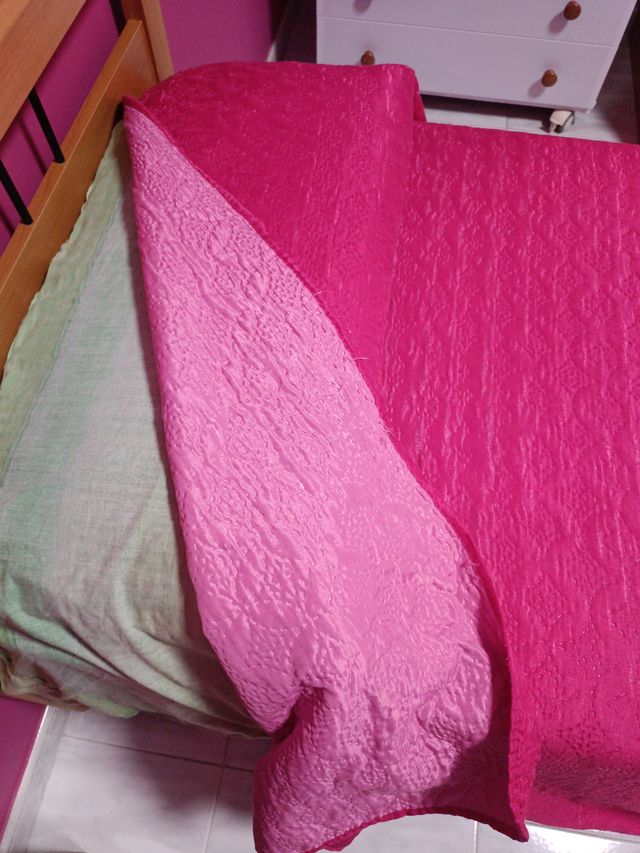 Copriletto singolo fucsia