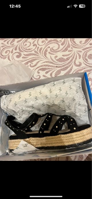 Sandalias Mustang Negras