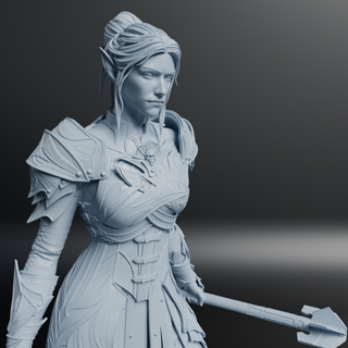 Minthara Baldurs Gate 3 - Figura Resina 240mm