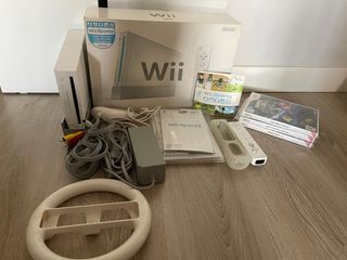 Nintendo Wii + 4 giochi + volante