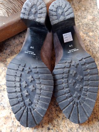 Scarpe Festa grigie scamosciate indossate solo 2 v