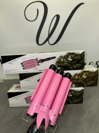 Piastra professionale onde rosa effetto naturale