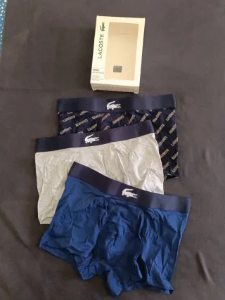 Caja 3 boxers Lacoste algodón Talla M/L