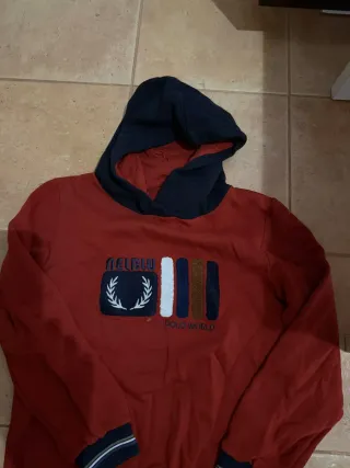 Sudadera Quiksilver Gris y Azul