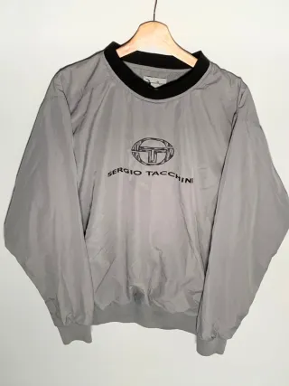 Chubasquero Sergio Tacchini vintage, cortavientos 