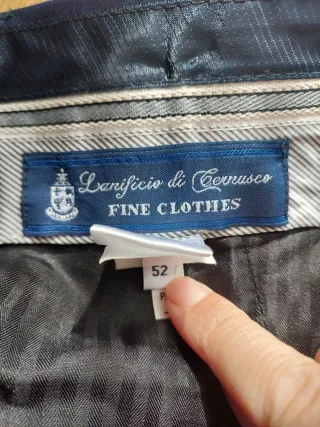 Abito uomo taglia 52 blu