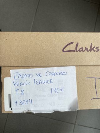 Zapatos Clarks Negro Talla 42