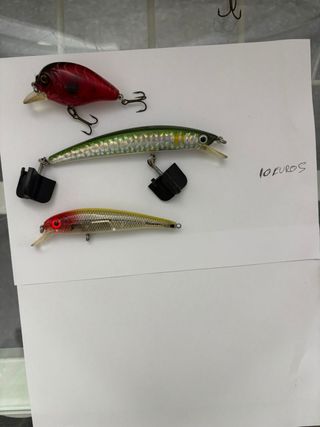 3 señuelos de pesca