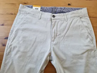 Pantalón Easy Wear Talla 48 Blanco Hielo