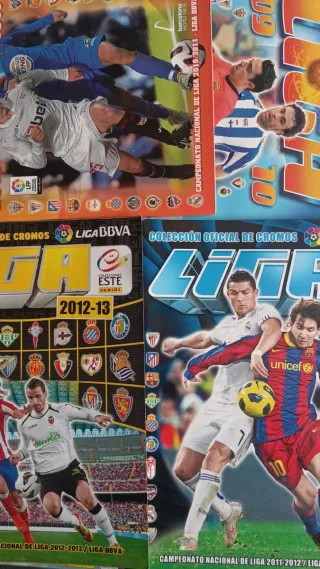 LOTE pack de 1500 cromos + 6 álbumes