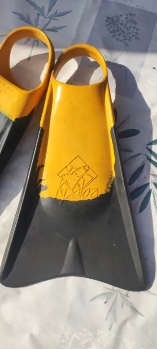 Pinne da bodyboard Kapaloa gialle e nere