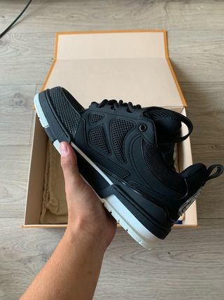 Louis Vuitton Skate Zapatillas Negras Blancas