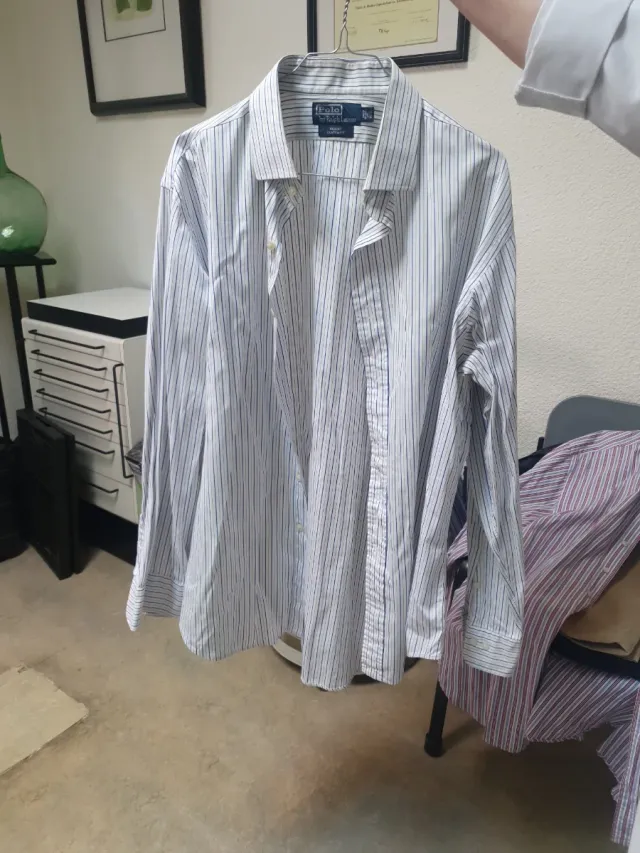 Camisa Polo Ralph Lauren Rayas Talla L