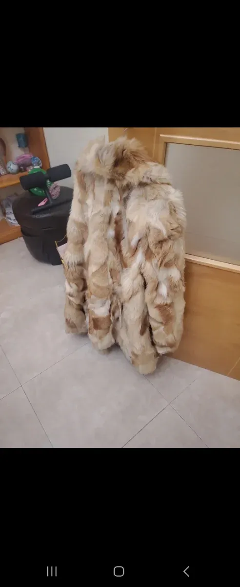 Abrigo de pelo de zorro