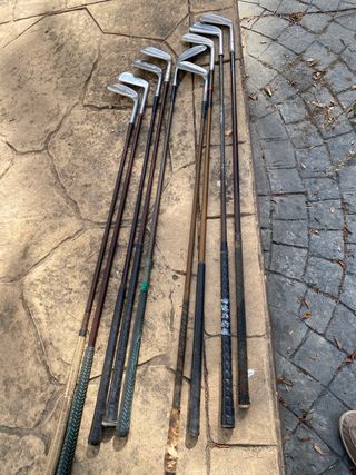 Hierros de golf antiguos